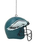 FOCO NFL Philadelphia Eagles Resin Football Helmet Hanging Christmas Tree Ornament with Raised Logo