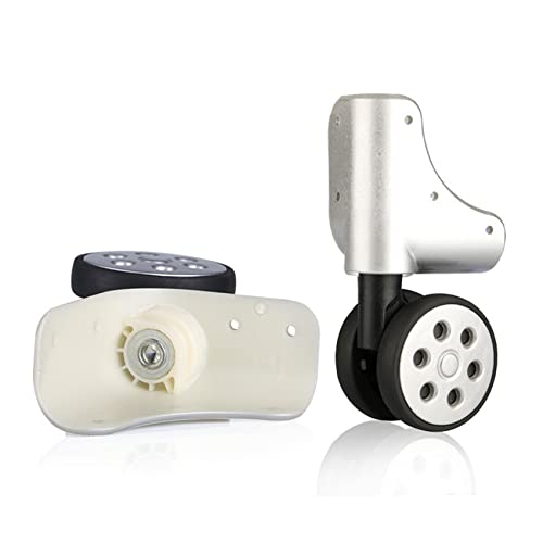 Luggage Wheels,Universal Luggage Casters,1 Pair Luggage Wheel Replacement Spare Spinner Caster for Suitcase Wheel Repair (W034)