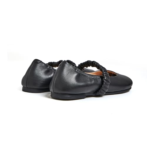 Women Mary Janes Shoes Ballerina Flats Split Toes Flats Fashion Ankle Strap Walking Shoes 5