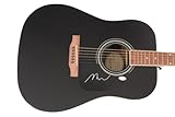 Mark Wystrach Signed Autograph Full Size Black Acoustic Guitar A with James Spence Authentication JSA COA - Midland frontman On the Rocks Let It Roll The Last Resort: Greetings From