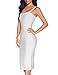 Madam Uniq Women's Straps Bodycon Bandage Dress Club Celebrity Dresses(XS,White)