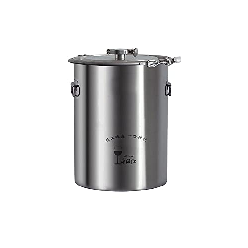 New fermenter 201 stainless steel home brewing fermentation sealed Barrel beer wine grain oil and rice flour storage barrel (50L)
