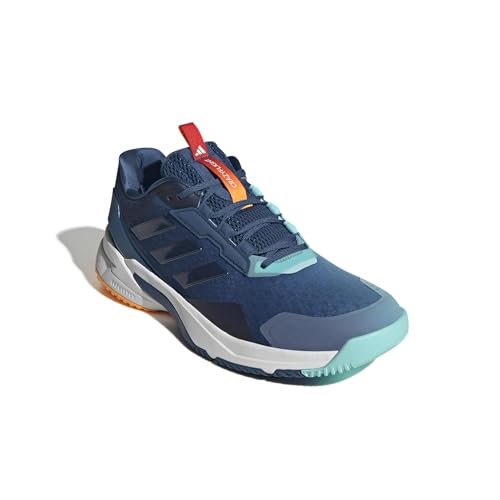 adidas Men's Crazyflight 6, Dusky Petrol/White/Flash Aqua, 7 - image 5