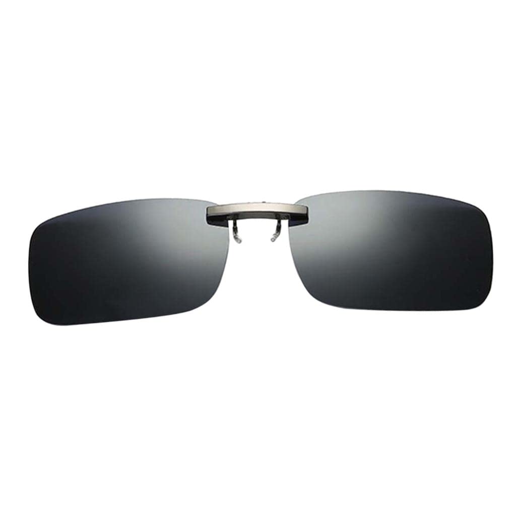 CLUB BOLLYWOOD®Unisex Polarized Clip On Flip Up 400 Driving Rectangle Sunglasses Gray|Clothing, Shoes & Accessories | Mens Accessories | Sunglasses & Fashion Eyewear |1 Piece Polarized Sunglasses-image-48