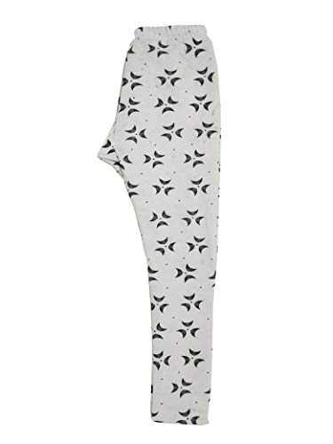 Image of IndiWeaves Girls Wollen Warm Printed Leggings for Winters(Maroon,Black,White,17-18Years) Pack of 3