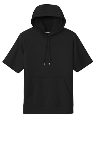 SPORT-TEK Unisex Sport-Wick Fleece Short Sleeve Hooded Pullover