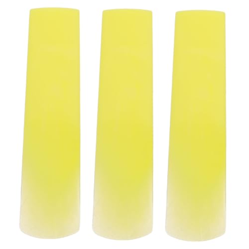 VICASKY 3pcs Resin Saxophone Reeds for Tenor Saxophone for Beginners and Students Durable Material for Versatile Tones Easy Replacement Musical Instruments Accessories