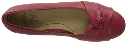 ARA Sardinia, Ballerine Punta Chiusa Donna, Rosso