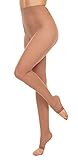 GLAMORY Toeless Orteils Collants Fins, 20 deniers, Maquillage, L Grande Taille Women's