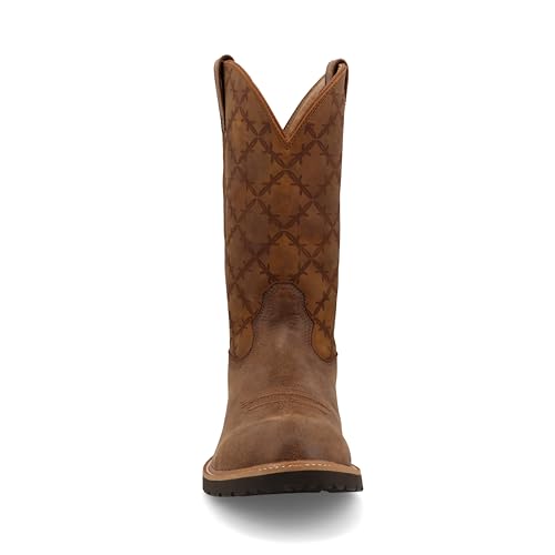 Image of Twisted X Men's 12 inch Tech X Boot, Wide Square Toe with CellStretch and Tech X