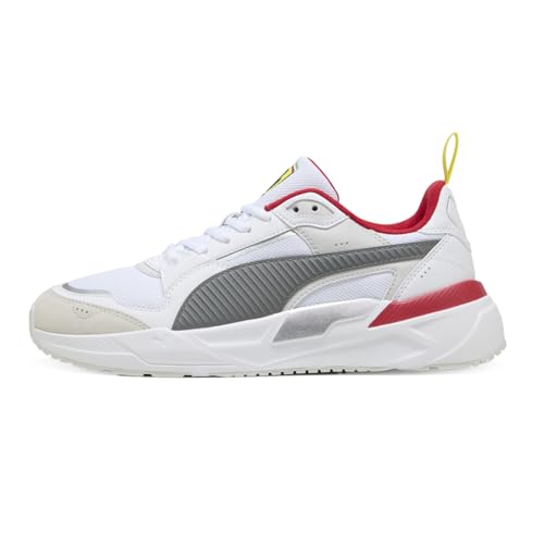 PUMA Mens Scuderia Ferrari Trinity 2 Lace Up Sneakers Shoes Casual - White3