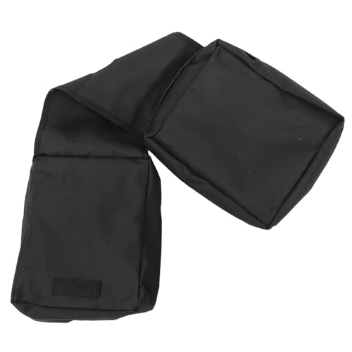 Bolsa lateral para motocicleta VALICLUD, organizador de herramientas, resistente, negra, alforja frontal para ATV, adecuada para accesorios de moto y almacenamiento en deportes de motor miniatura 1