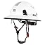 White Helmet+Clear Visor