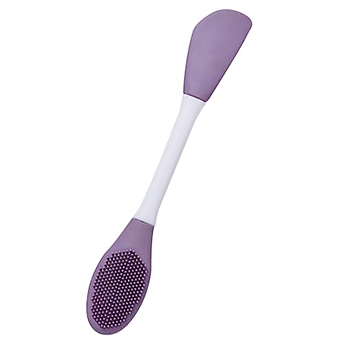 Warmhm Dual-ended Silicone Applicator Brush Reusable Safe for Skin Types Plastic Tool Suitable for Travel and Home Use
