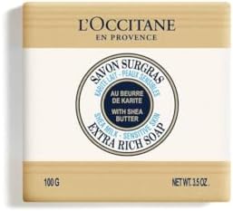L'OCCITANE Shea Butter Extra-Gentle Hand & Body Soap Bar, Moisturizing Care