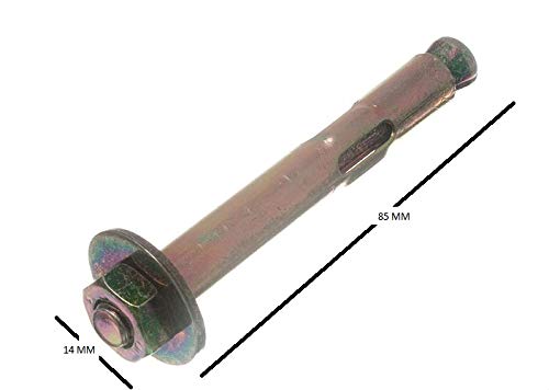 2 x Sleeve Anchor PROJECTING Bolt FIXINGS M8 X M10 X 80MM