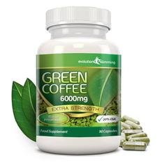 Preisvergleich Produktbild Evolution Slimming 2000mg Grüne Kaffeebohnenextrakt 90 Kapseln