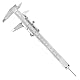 QWORK® Messschieber, Hochpräziser Messschieber 6 Zoll/150 mm, 0,05 mm/1/128 Zoll Toleranzmessschieber mit Feststellschraube für vielseitige Messungen