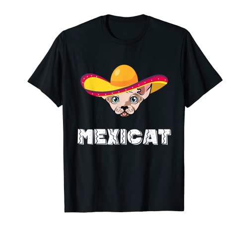 Mexicat Sphynx Cat Cat Cat Mom Gift para amant Camiseta