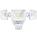 Produktbild Olafus LED Strahler mit Bewegungsmelder 50W 5000LM Superhell LED Fluter Außen, IP65 Wasserdicht PIR Außenstrahler, 6000K Kaltweiß Außenleuchte Flutlicht mit 3 Köpfe für Garten Garage Hof Terrasse
