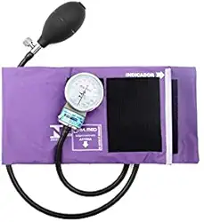 Esfigmomanômetro P A Med Com Selo Do Inmetro E Anvisa (Roxo)