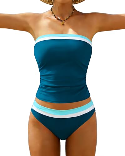 Jolefille Tankini Swimsuits for Women Two Piece...