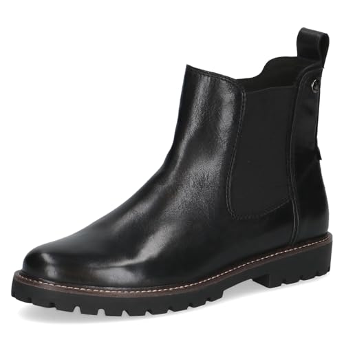 Bottines femme CAPRICE en noir nappa : le plaisir de marcher avec style et assurance