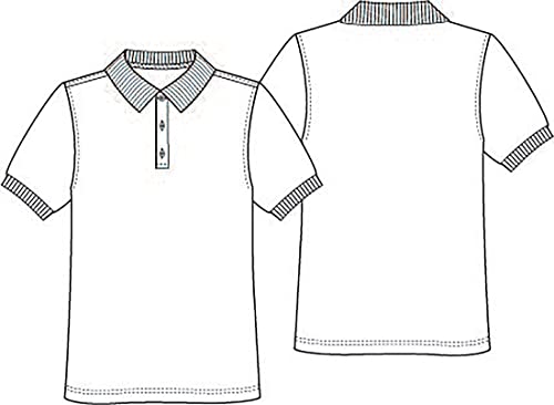 Image of Classroom School Uniforms for Boys and Girls Short Sleeve Pique Polo