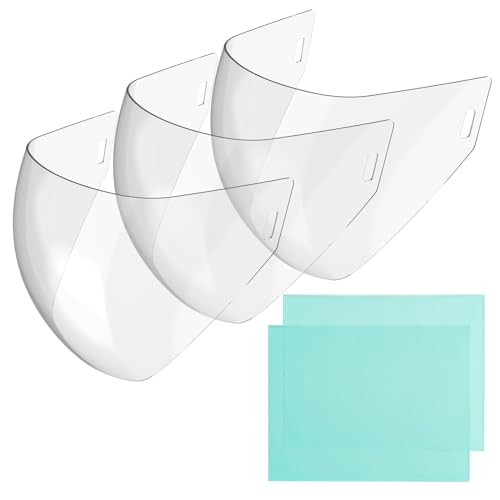 Image of TRQWH Outside Cover Lens for Panoramic View Welding Helmet 3/Pack and 2 Inside Cover Lens
