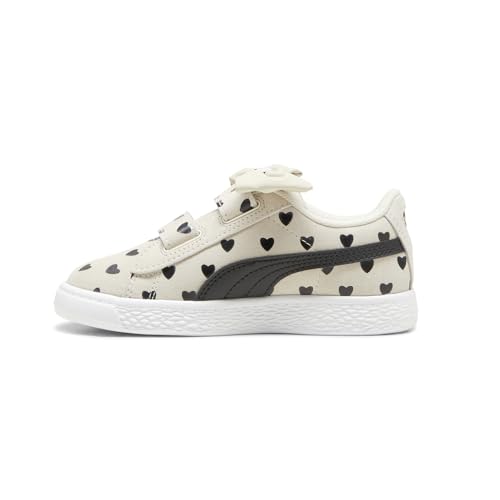 PUMA Kids Girls Suede Classic Lf Re-Bow V Slip On Sneakers Shoes Casual - White - Size 2.5 M3