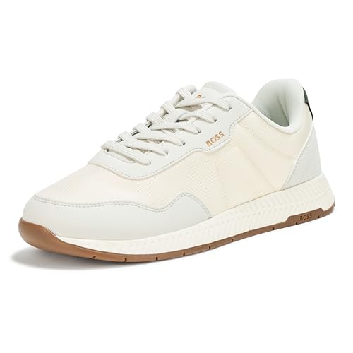 [BOSS] Xj[J[u[c Titanium Nylon Blend Laceup Sneakers Y I[c~NB 28.0 cm