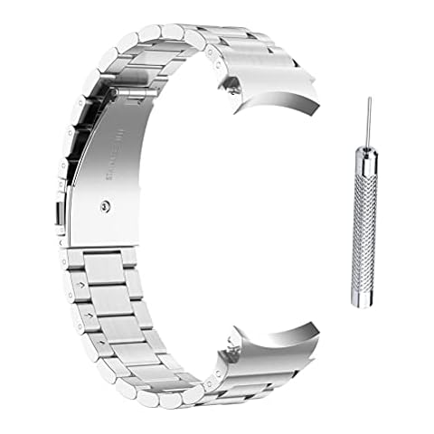 YsaAsaa Watch Strap, Stainless Steel Strap Compatible with Samsung Galaxy Watch4 40/44 mm Galaxy Watch 4 Classic 46 mm/42 mm Cover