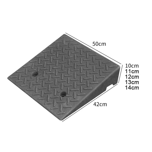Rampa de goma antideslizante 20x16.5x4 in para accesos miniatura 5