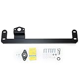 ECOTRIC Steering Box Brace Compatible With 2003-2008 Dodge Ram 2500 3500 4WD 4X4 Steering Stabilizer Bar Kit w/Hardware