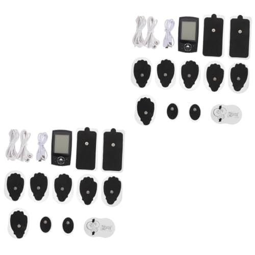Healeved 2 Juegos masajeador massage masajes electrapy electro estimuladores relajacion máquina relajante muscular máquina de estimulador muscular electroestimulador muscular el plastico