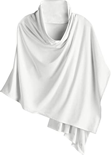 Coolibar Upf 50+ Women's Sanibel Everyday Beach Shawl - Sun Protective (One Size- White) #TOP3
