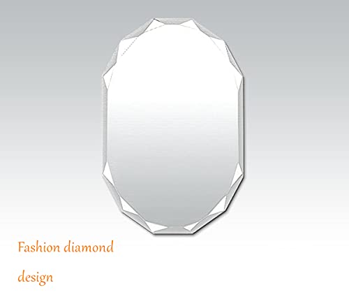 Snugace Single Beveled Edge Frameless Wall Mount Bathroom Vanity Mirror, 24” X 36” #TOP1