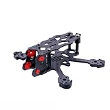 2inch FPV Drone Frame for DJI O4 Air Unit Lite: AlfaRC 2' Freestyle Frame 18g 95mm Wheelbase Lightweight Carbon Fiber Kit with Printed Mount for O4 Air Unit 14mm Nano FPV Camera Mini Flight Controller