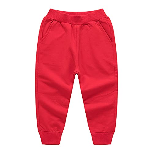 PTPUKE Boys' Athletic Pants Baby and Toddler Unisex Cotton Trousers