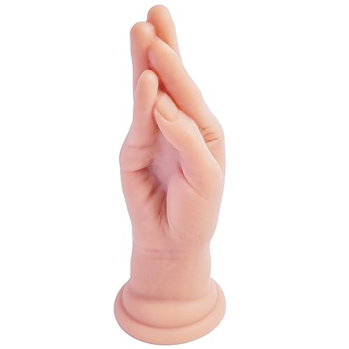 Realistischer Handdildo 24,5 cm großer flüssigem Silikon-Fisting-Dildo mit leistungsstarkem Saugnapf Monsterfetter Faustdildo für vaginale und anale Sexspielzeug für weibliches Vergnügen