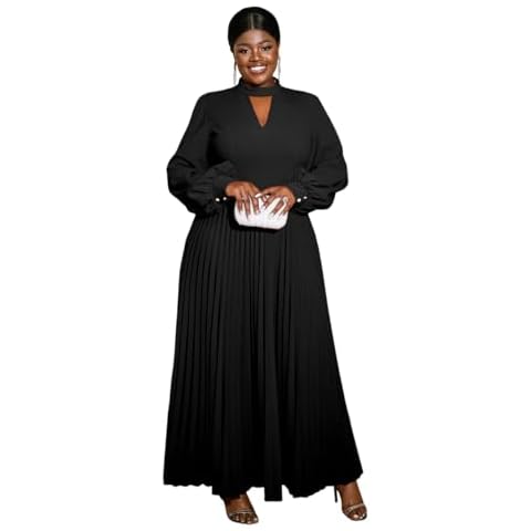 AOMEI Women's Elegant Cutout Pleated Dress Cover