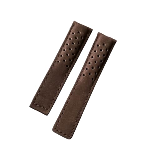 HMFang 20mm 22mm 24mm ubN u[ uE }bg {v voh TAG HEUER CARRERA AQUARACER Monaco F1 vXgbv uXbgƌ݊(Dark Brown,20mm blac