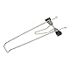 Racktime 70000-02-10 Federklappe Clampit für Modelle Lightit, edelstahl, Ø: 10 mm, a: 70 mm