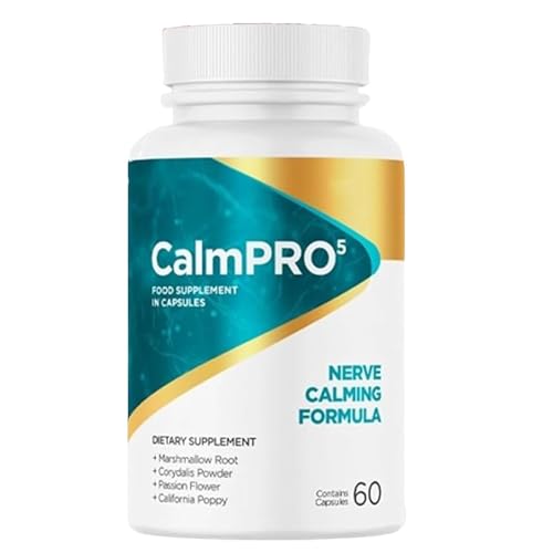 Calmpro5 Nerve Capsules – Calm Pro 5 Nerve Calming Formula for Sciatica Relief, Supports Nerve Health and Well-Being, Natural Supplement for Nerve Comfort and Ease (3Pcs)