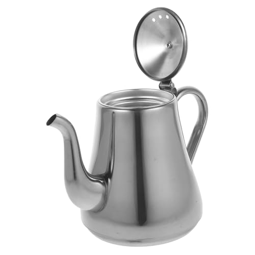 MOLUCKFU Satz Teekannen Aus Edelstahl Mit Herausnehmbarem Teesieb Für Tee Kochen Und Teestube-zubehör Als Teekannen-dekoration Schreibtisch MOLUCKFU Satz Teekannen Aus Edelstahl Mit Herausnehmbarem Teesieb Für Tee Kochen Und Teestube-zubehör Als Teekannen-dekoration Schreibtisch