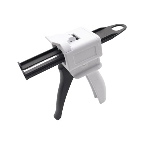 ATOYSKPX 50ml Impression Material Gun 1:1/2:1 AB Impression Mixing Cartridge Dispensing Gun Epoxy Glue Dispenser composite gun