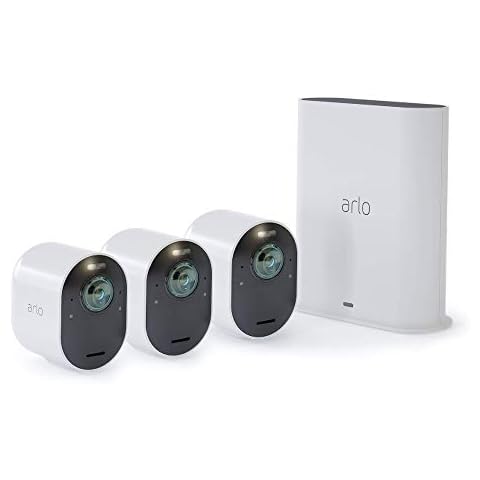 Arlo Ultra 4K UHD Security System with 3 Cameras Cover