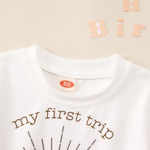 MODNTOGA 1st Birthday Shirt Baby Boy Girl Cute Sun Graphic T-Shirt First B-Day Party Clothes One Year Old Summer Outfit Tops3