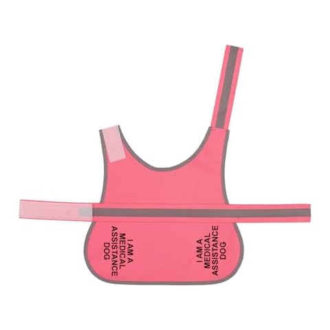 Spoilt Rotten Pets Pink Hi Vis Dog Vest Cover