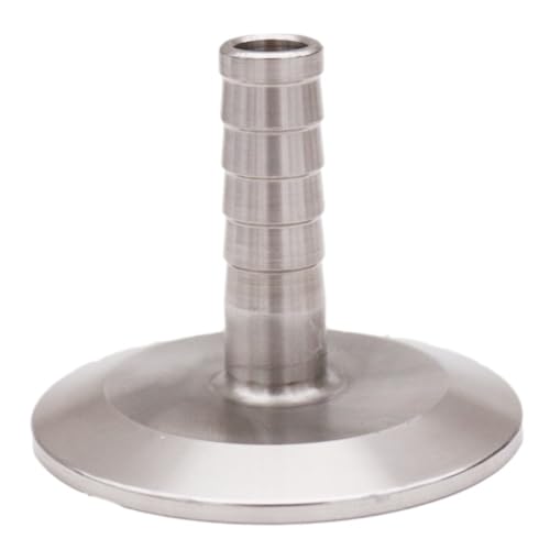 76mm Hose Barb x 91mm Ferrule OD 304 Stainless Steel Hex Sanitary Connector Pipe Fitting for Homebrew Fit 3